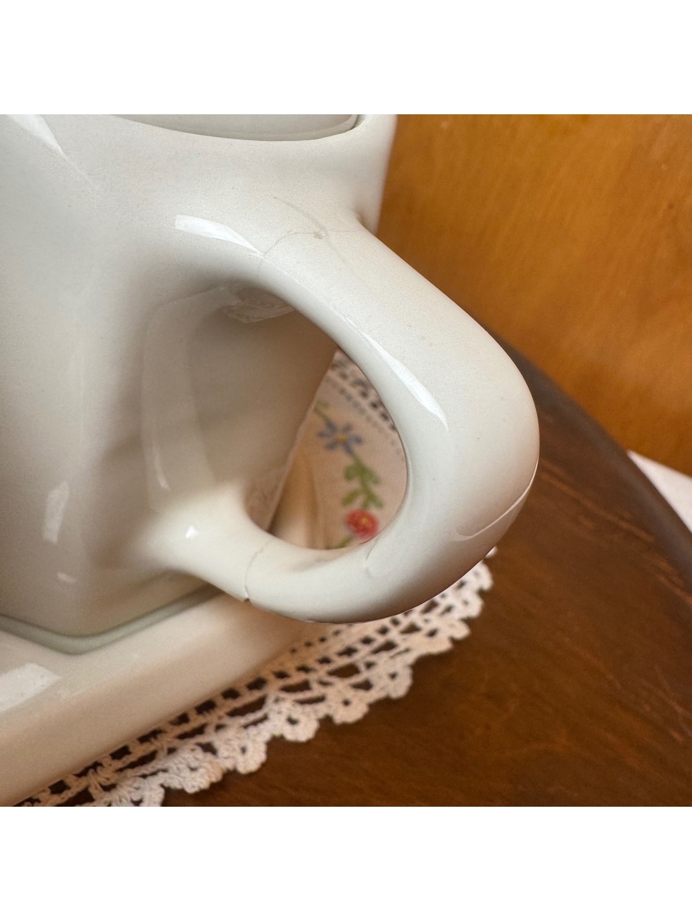 Vintage Hall China Tea For Two Set White Teapot Hot Water Pot Tray 185 186 188 - Picture 7 of 12